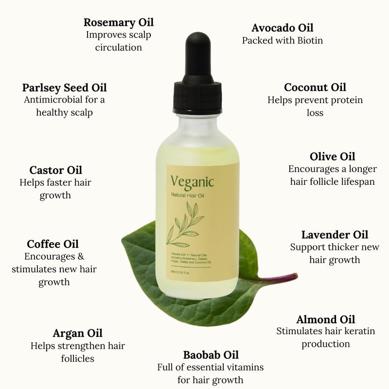 Veganic Natural Hair Oil