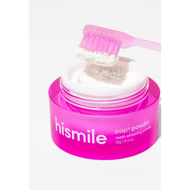 Hismile PAP+ Whitening Powder | Peroxide Free Whitening Powder | Non-Abrasive | Add to Hismile Toothpaste to add Whitening Effect