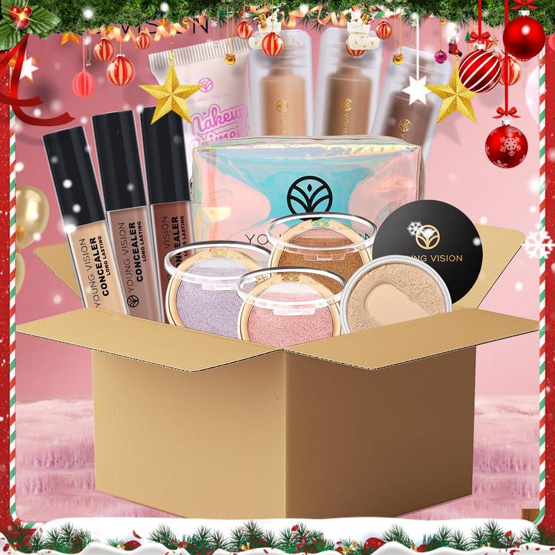 Makeup Set, 1 Set Professional Makeup Set for Work & Parties, Cosmetics for Daily Needs, Perfect Gift for Girls & Women