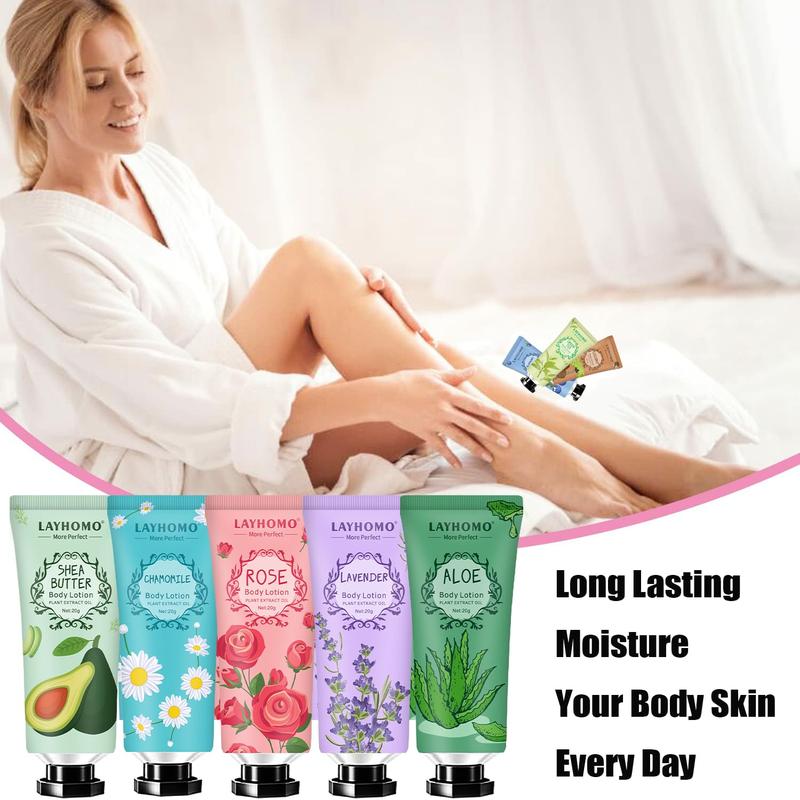 20 Pack Mini Body Lotion Gift Bulk for Dry Skin Travel Size Small Body Cream With Shea Butter Moisturizing Body Lotion for Women Moisturizer