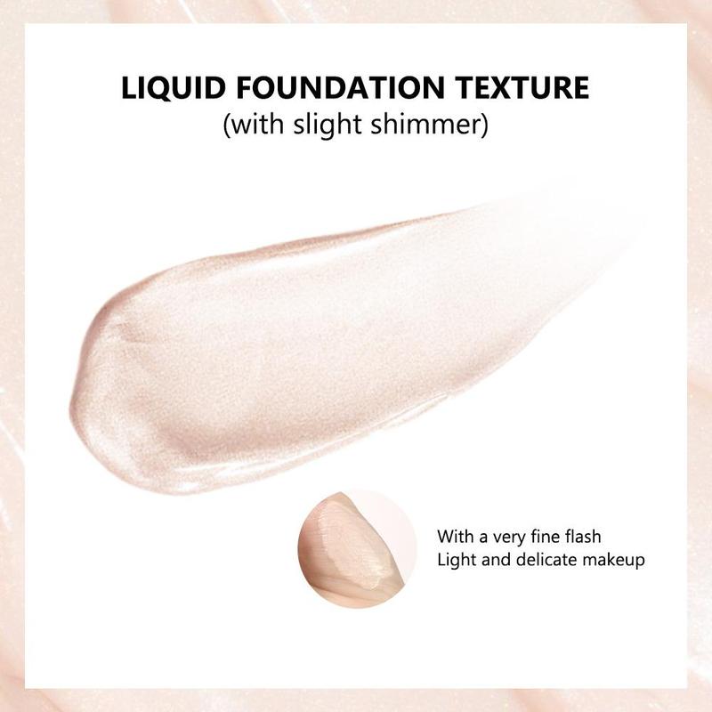 Long-lasting Glow Foundation, Natural Hydrating Glow Enhancer, Moisturizing & Brightening Shiny Foundation for An All Day Radiant Glow