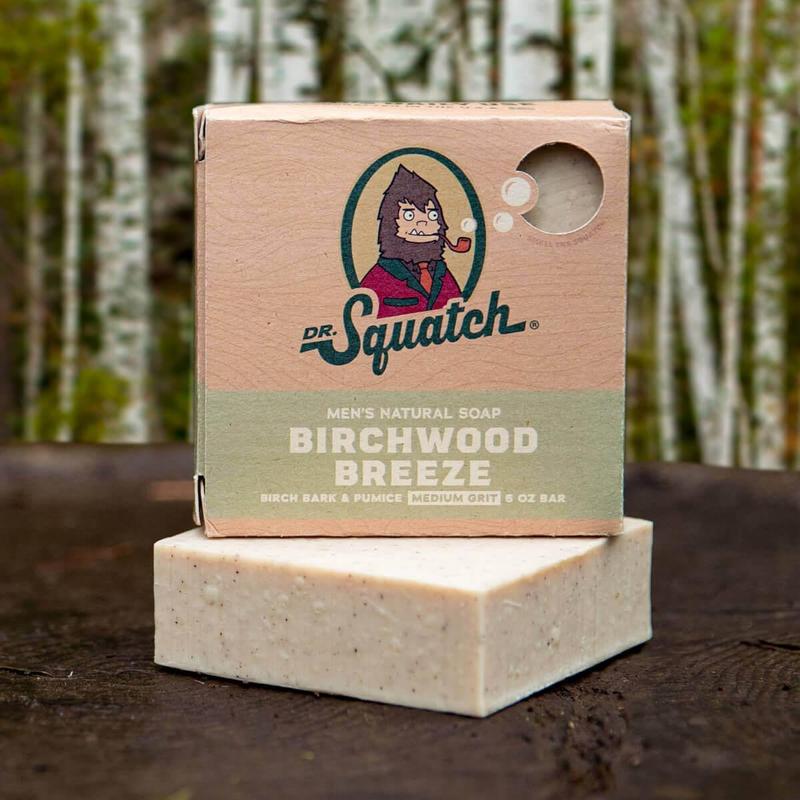 Dr. Squatch - Birchwood Breeze Bar Soap - Body Care for Men