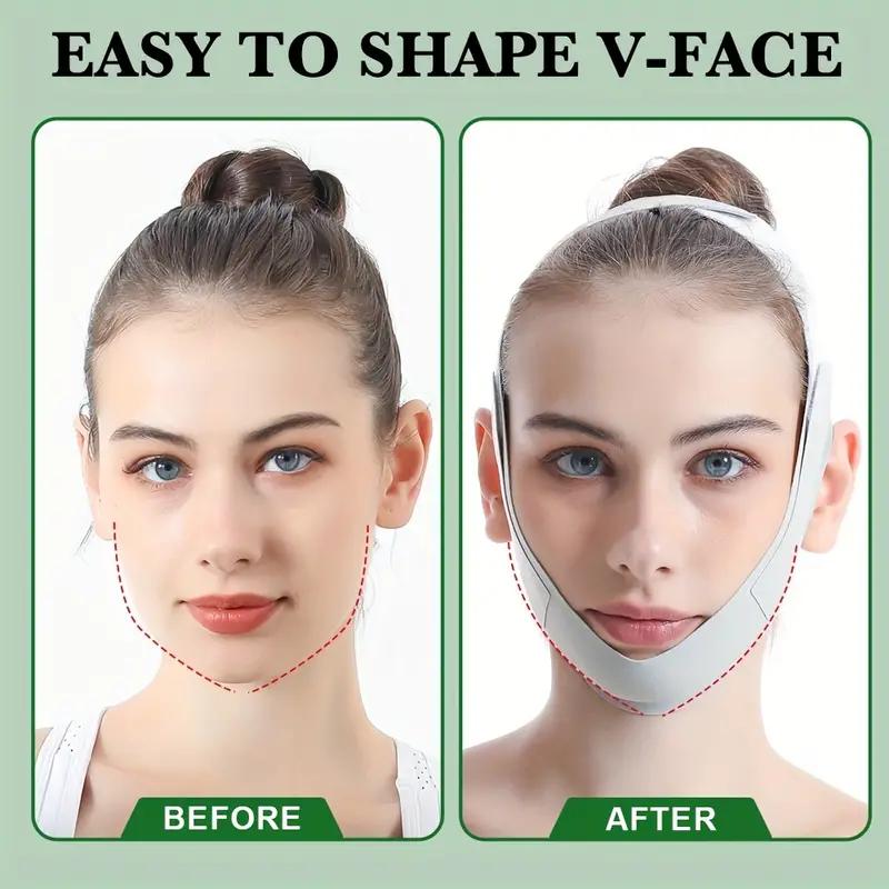 [Limited Coupon] V-Shaped Face Lift Band: Comfortable & Breathable, Designed for Double Chins. Reusable, Ideal Gift for All, Enhances Skin Elasticity!4o mini