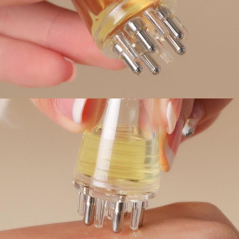 Comfort Hair Oil Applicator Bottle, 1 Count Portable Multi-functional Scalp Massage Body Care Oil Dispenser, Manual Massage Tool, Hair Serum Applicator, Christmas Gift