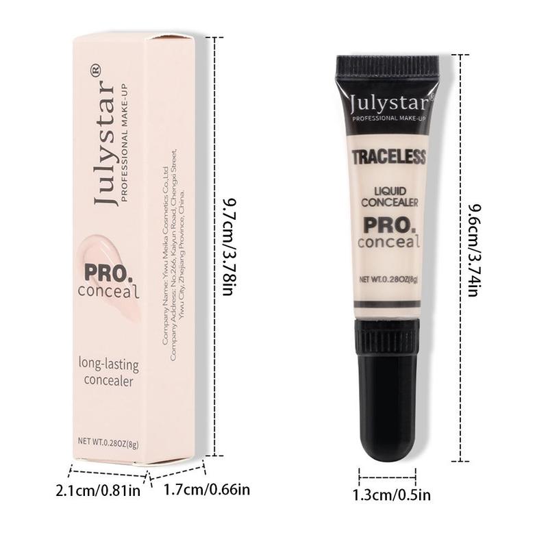 Long Lasting Liquid Concealer, Moisturizing Foundation Concealer Stick, Waterproof Highlighting Contouring Makeup Cream, Makeup Accessories for Women