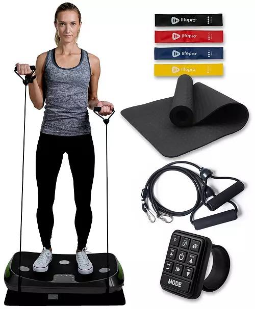 Lifepro Rumblex 4D Vibration Plate with 3 Motors & 7 Modes for Recovery & Injury Management  Bluetooth Daily vibration board