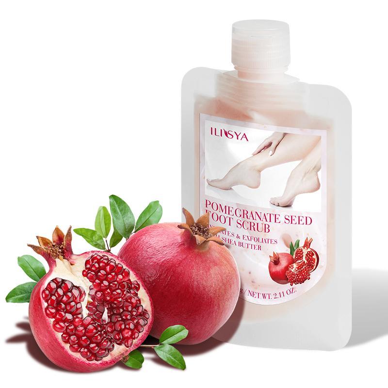 Pomegranate Foot Scrub, Exfoliating Dead Skin Calluses, Moisturizing, Moisturizes and Nourishes The Skin, Foot Care Products for Women