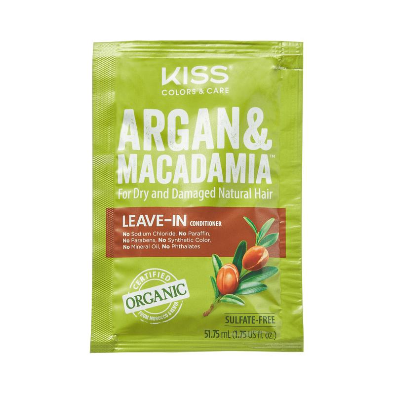 KISS Colors & Care Argan & Macadamia Deep Leave-In Conditioner 1.75 fl. oz