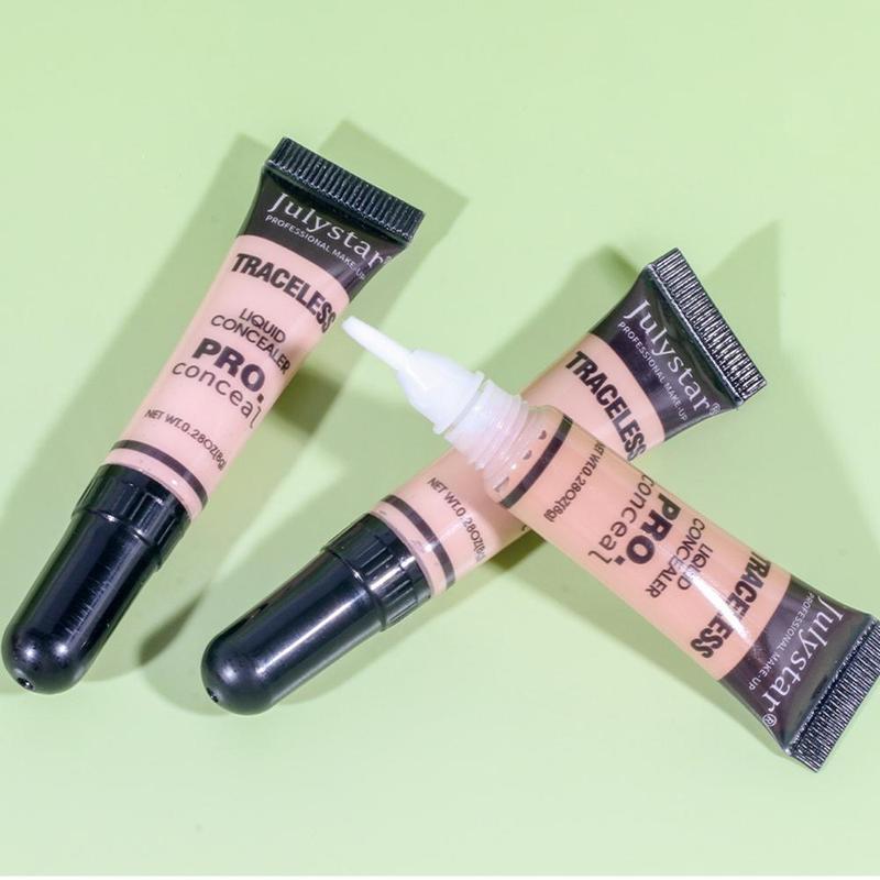 Long Lasting Liquid Concealer, Moisturizing Foundation Concealer Stick, Waterproof Highlighting Contouring Makeup Cream, Makeup Accessories for Women