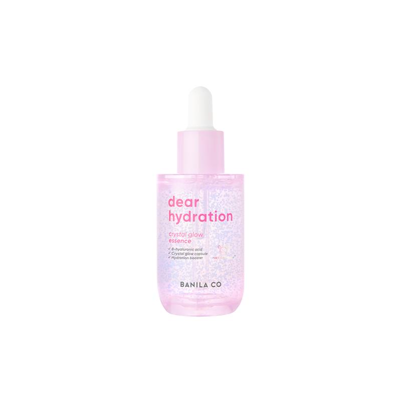 Dear Hydration Glow Crystal Essence with Pink Cactus and Pink Biome Lightweight Serum for Hydrating and Radiant Skin Serums Hyaluronic Moisture Skincare