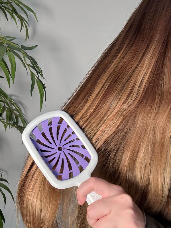 Detangling Brush for All Hair Types - Wet and Dry Vented Hairbrush for Straight Curly Thick Long Wavy Damaged Hair Haircare Handle