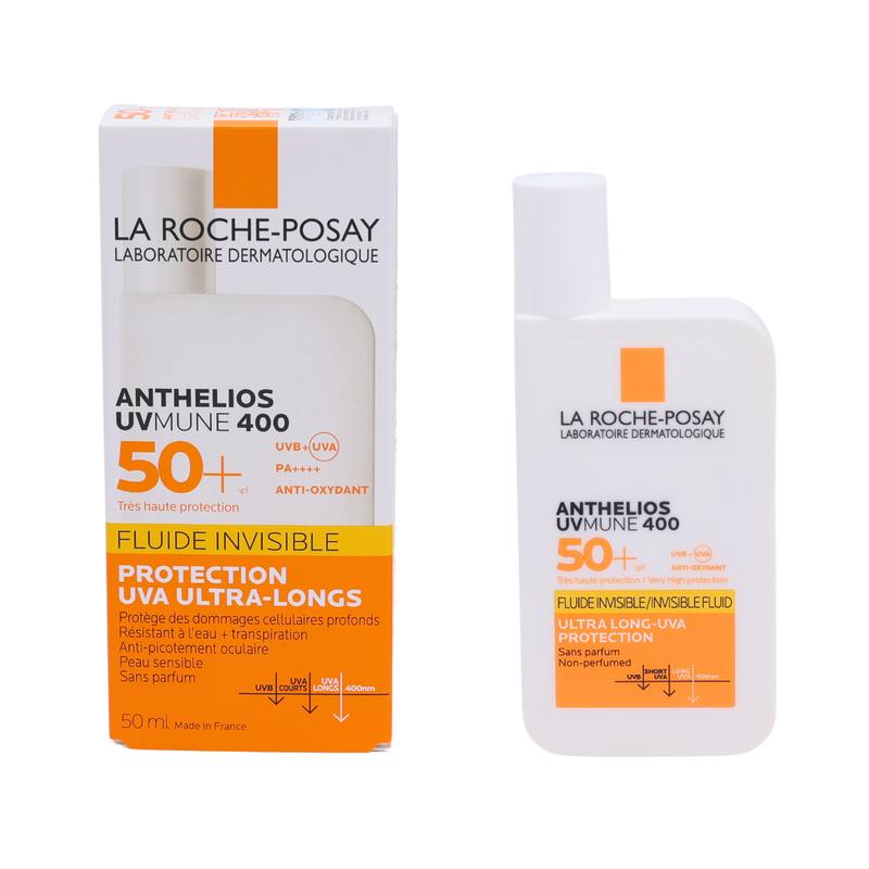 La Roche-Posay - Anthelios UVMune 400 Invisible Fluid SPF50+ Sun Cream (1.75oz) Facial Skincare