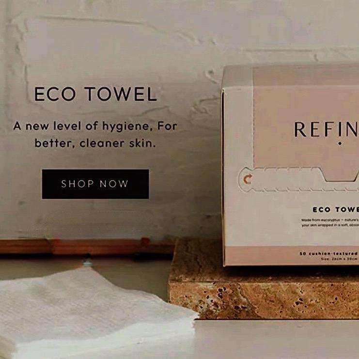 20 Count Disposable Eco Face Soothing Gentle Towels For Skincare | Perfect For Traveling Cleansing Facial