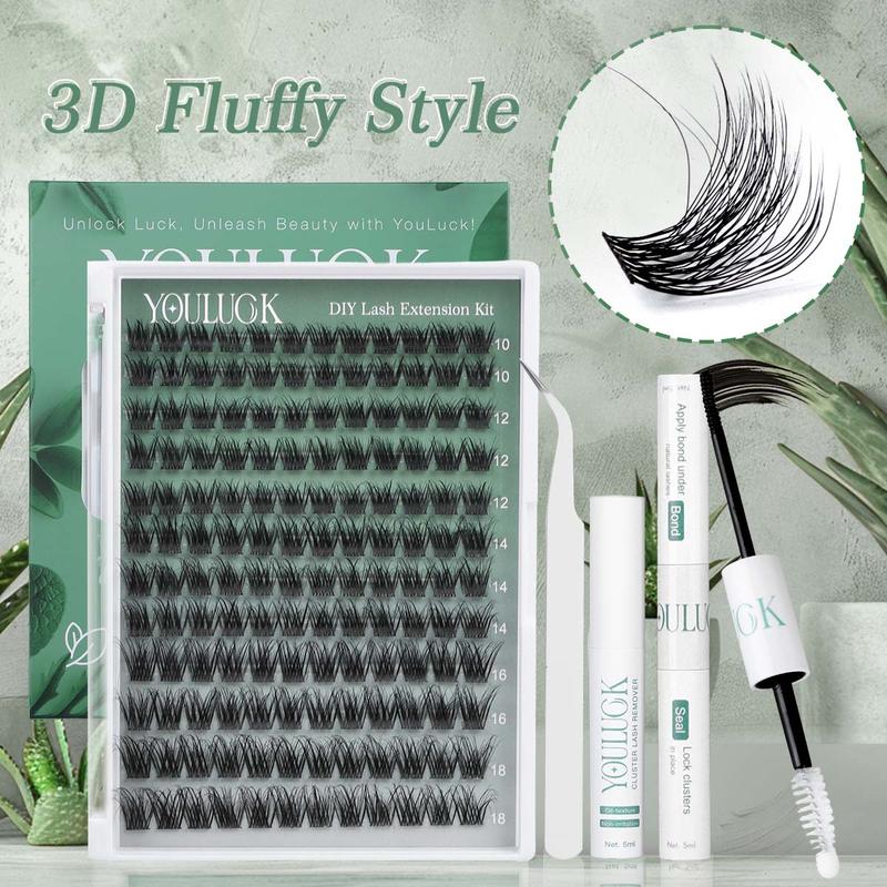 YOULUCK 3D Eyelash Clusters - Advanced Bond and Remover