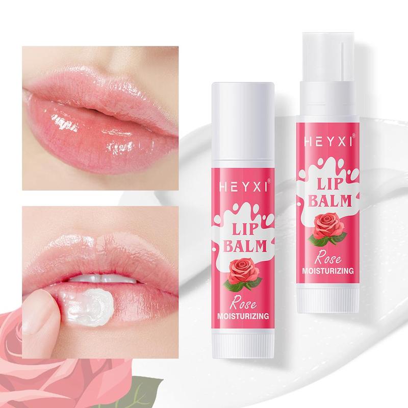 Fruit Flavor Lip Balm Set, Natural Glossy Moisturizing Lip Balm for Christmas Gift, Hydrating Lip Stick for Girls and Women All Skin Types