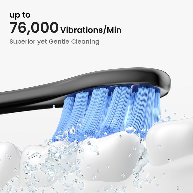 [BF CM Deals]Oclean Spark Sonic Electric Toothbrush for adults, 6 brush heads, 5 modes,Smart timer,soft bristles, travel case,Best Christmas Gift