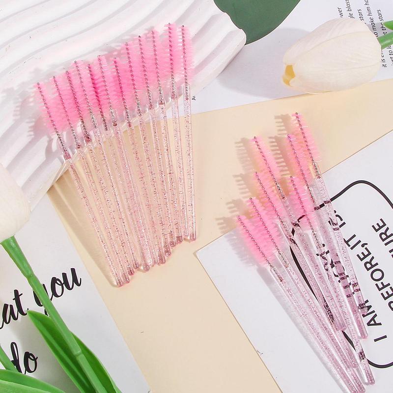 MAANGE Travel Disposable Eyelash Brushes, 20pcs Portable Eyelash Spoolie Brushes, Makeup Tools for Women Girls Outdoor Travel, Christmas Mascara Sticks Lash Brushes, Cosmetic Gift