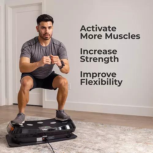 Lifepro Rumblex 4D Vibration Plate with 3 Motors & 7 Modes for Recovery & Injury Management  Bluetooth Daily vibration board