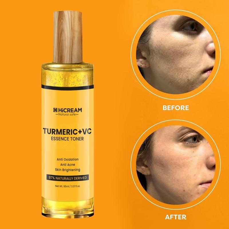 Hicream Turmeric Vitamin C Toner - For all skin types, smoothing, moisturizing, balancing and pore-reducing