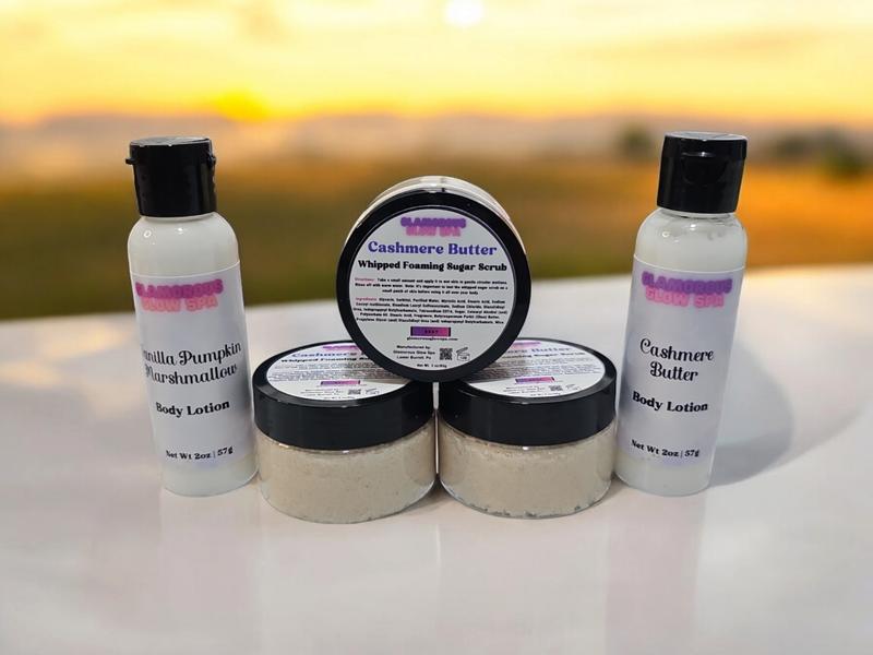 2oz Body Lotion  3oz Sugar Scrub Travel Set