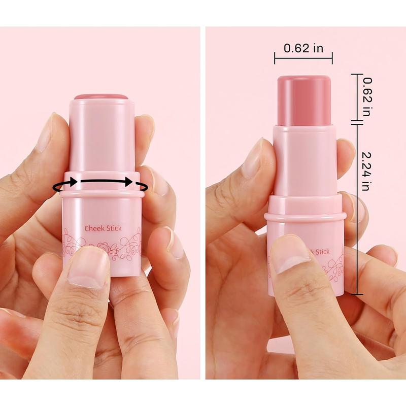 Cream Blush Stick Makeup for Cheeks - Multi-use Matte Cheek Wand Creamy Blusher for Radiant Look - Cosmetic