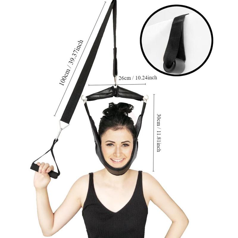 Hanging  Neck Massager  with Handle Grip, 1 Count Neck & Shoulder Relaxer, Portable Neck Stretcher Hammock, Neck Muscle Relaxation Tool for Home & Office