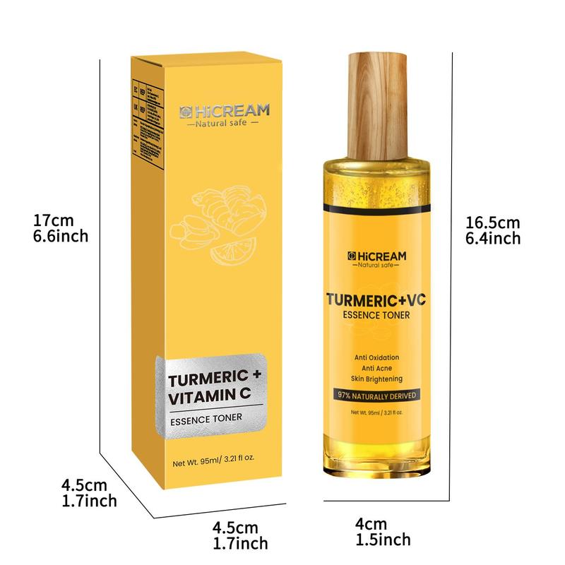 Hicream Turmeric Vitamin C Toner - For all skin types, smoothing, moisturizing, balancing and pore-reducing