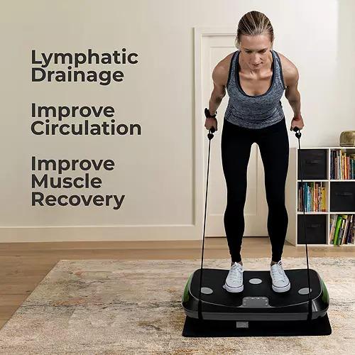 Lifepro Rumblex 4D Vibration Plate with 3 Motors & 7 Modes for Recovery & Injury Management  Bluetooth Daily vibration board