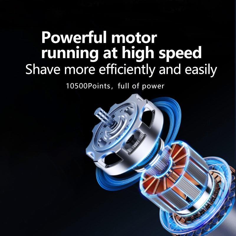 Portable Mini Electric Shaver, Waterproof Rechargeable Electric Razor, Dry & Wet Shaving Electric Body Hair Trimmer for Men