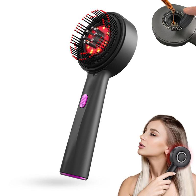 Comfort Electric Scalp Head Massagers, Portable Handheld Scalp Hair Massager with Cover, Massager Scalp, 3-speed Adjustment Rechargeable Hair Essential Oil Guide Comb Vibration Massage Comb, Scalp Care Tool for Home & Travel Use, Body Care Tools, Gift