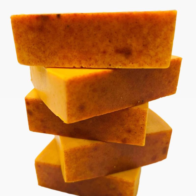 Lemon Turmeric & Kojic Acid Soap Bar, Face & Body Wash,  Daily Skin Cleanser Sets , Moisturizing Gentle Kojic Acid Soap Bar Set with Soap Saver Bags