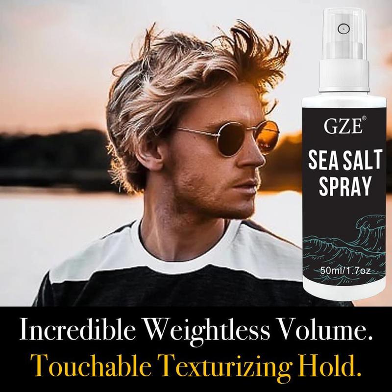 Sea Salt Spray for Hair, Beach Waves Hair Texturizer for Women & Man, Non-sticky Volumizing Spray for Fine Hair Texturizing, Christmas Gift