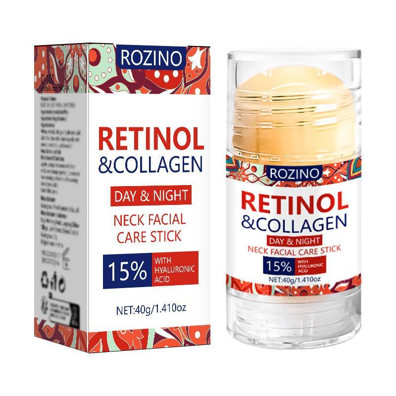 Retinol & Collagen Neck Care Stick, Nourishing Neck Cream, Deep Moisturizing Care Product for Women & Men Dry and Sensitive Skin