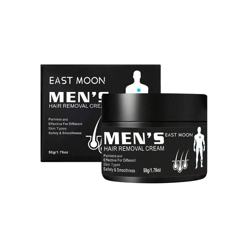 East Moon Men's Hair removal cream Armpit hair leg hair chest hair Cleansing Mild non-irritating portable hair removal