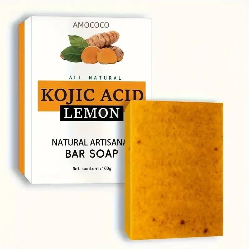 3pcs Turmeric Soap,Deep cleansing Soap,Moisturizing Soap For Face & Body,Body wash & Soap For Women & Men jabon curcuma Body Care Comfort Skin Care Skin Repair Cleanser Moisture Hydrating