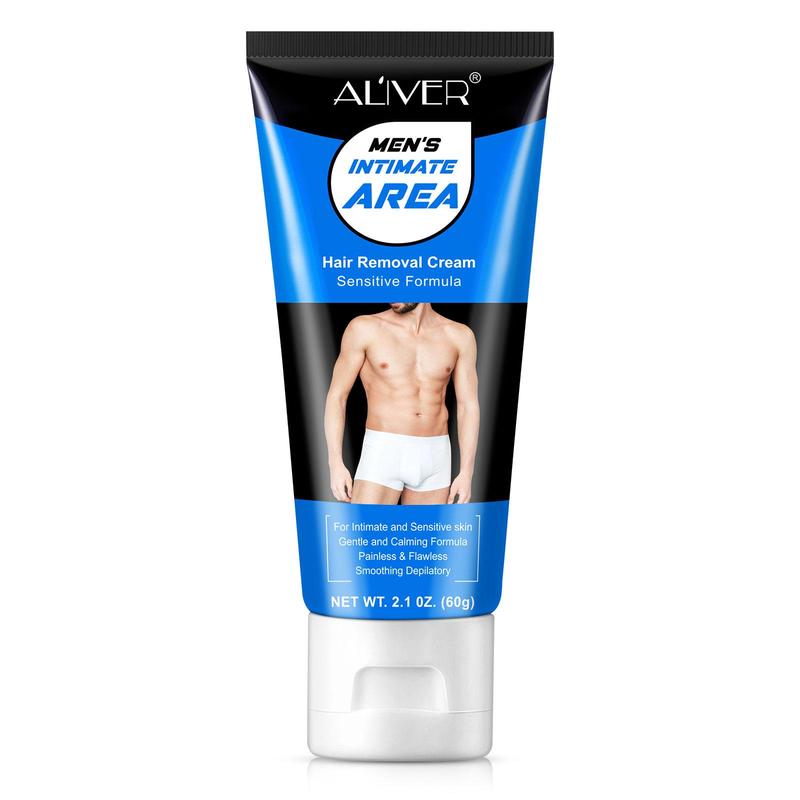 Men's Hair Removal Cream, Gentle and Non-irritating Hair Removal Cream, Clean and Refreshing Hair Removal Product for Men