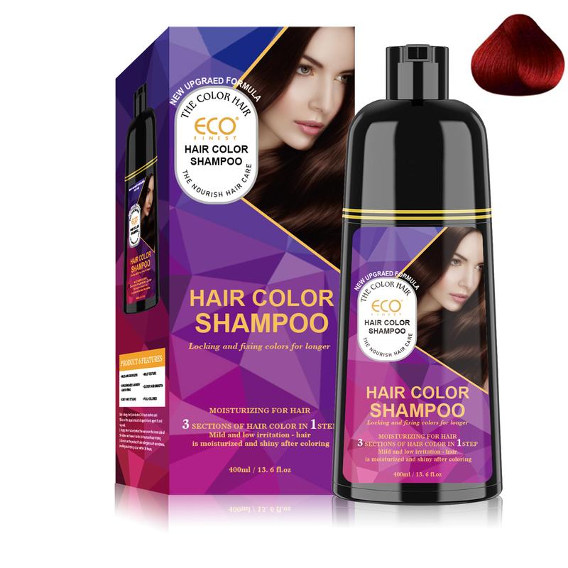 ECO Finest Semi-Permanent Hair Dye - Non-Toxic Pure Botanical Burgundy Hair Dye - Burgundy (1-3 pc) Haircare Haircare color shampoo