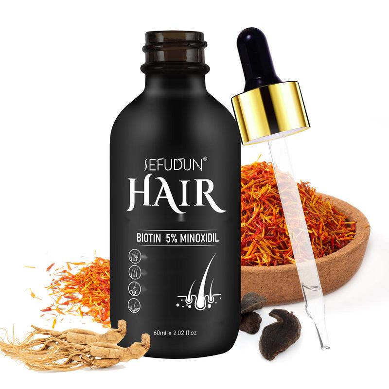 Sefudun 5% Minoxidil Hair Serum(60ml), with Hair Roller Set