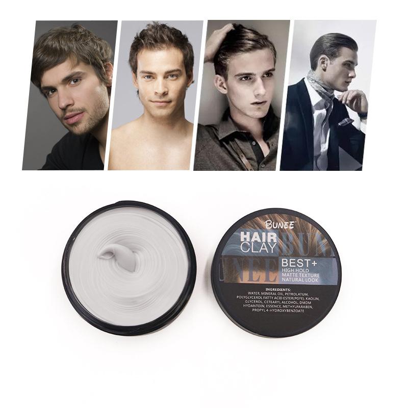  Hair Care Men's Matte Clay (100g) – Natural Look, Easy to Apply, Non-Greasy with No Residue for Comfortable Styling.