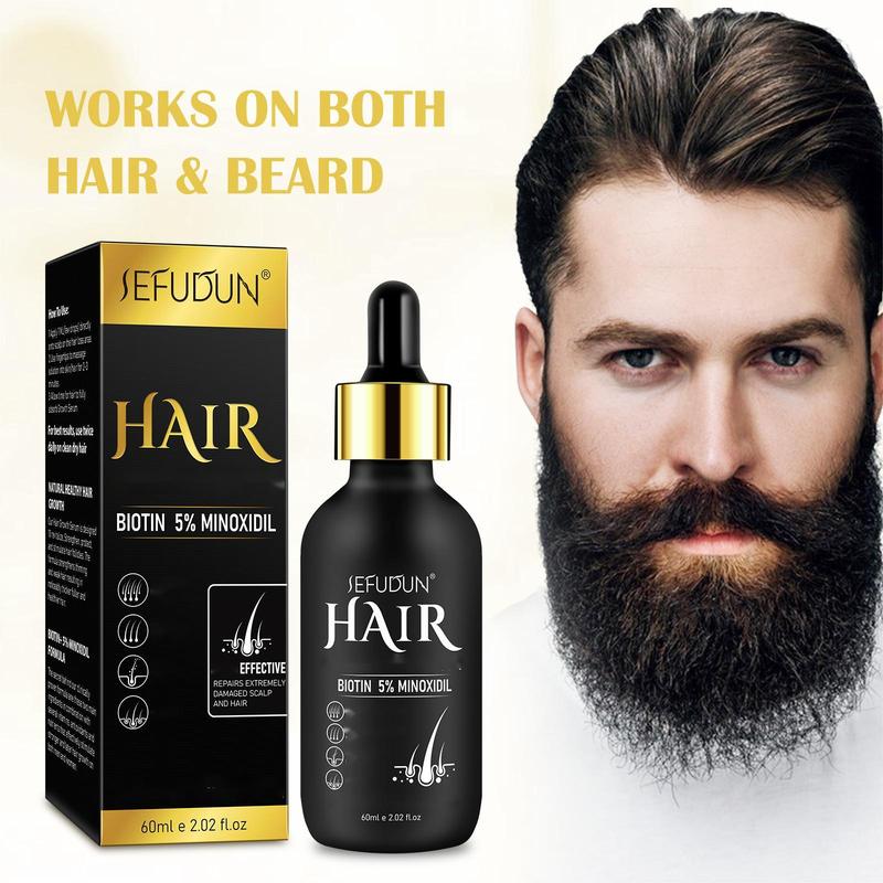 Sefudun 5% Minoxidil Hair Serum(60ml), with Hair Roller Set