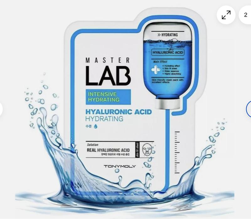 TONYMOLY, Master Lab, Hyaluronic Acid Beauty Mask, Hydrating