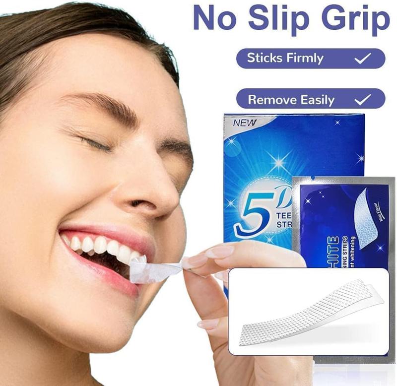 5D Teeth Whitening Strips and home Kits for whitening teeth. Deep Cleaning Teeth Brightening Strips Oral Cleansing