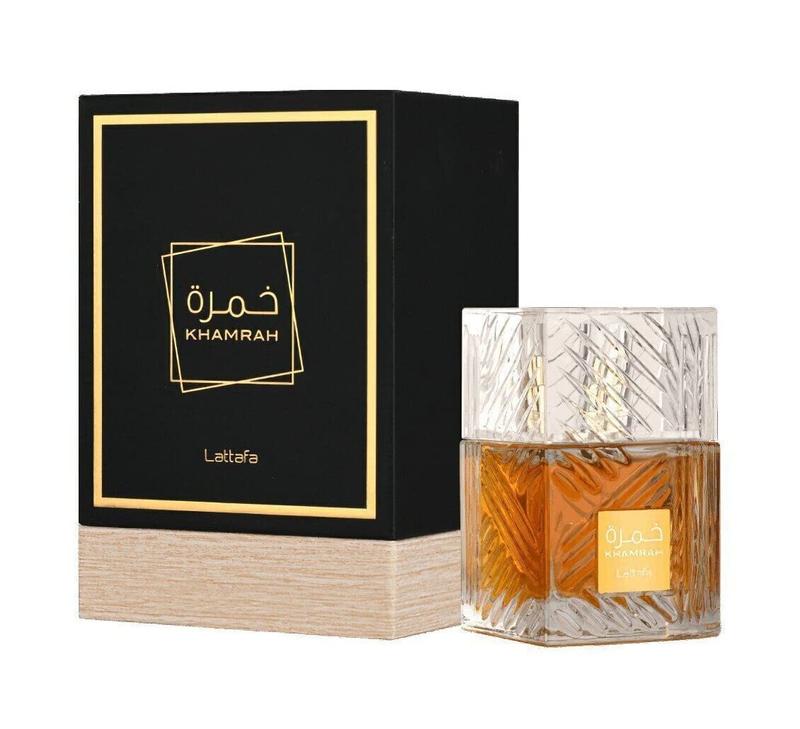 Lattafa Perfumes Khamrah for Unisex Eau de Parfum Spray, 3.4 Ounce long Lasting Evening Fragrance Cologne Unisex Aroma Scent