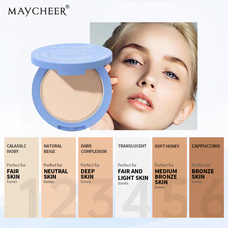 MAYCHEER Perfect Setting Powder, Blurs Fine Lines and Imperfections, Suitable for On-the-Go, Waterproof and Sweat-Proof Long-Lasting Setting Powder、Halloween and Christmas gifts