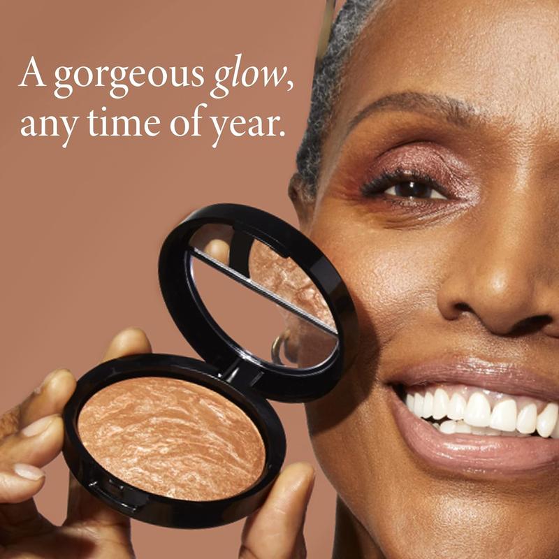 LAURA GELLER NEW YORK Baked Bronze-N-Brighten Bronzer Powder - Fair - Natural Bronze Glow