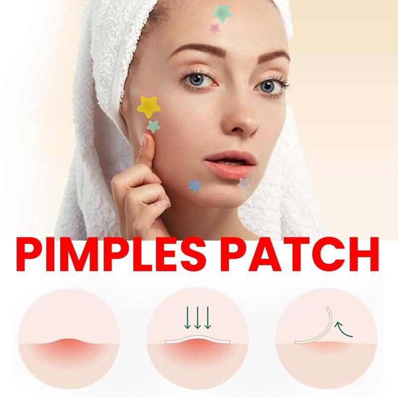 Acne Patch, 1200pcs set Star Shaped Waterproof Hydrocolloid Acne Cover Patch, Gentle Skin Care Product for All Skin Types, Christmas Christmas Gift