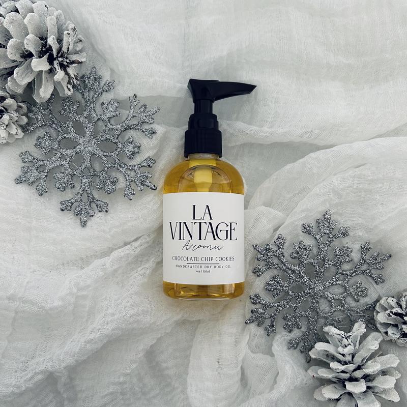 Holiday Collection Body Oil - Holiday Scented Body Oil - Gourmand Oil - Stocking Stuffer