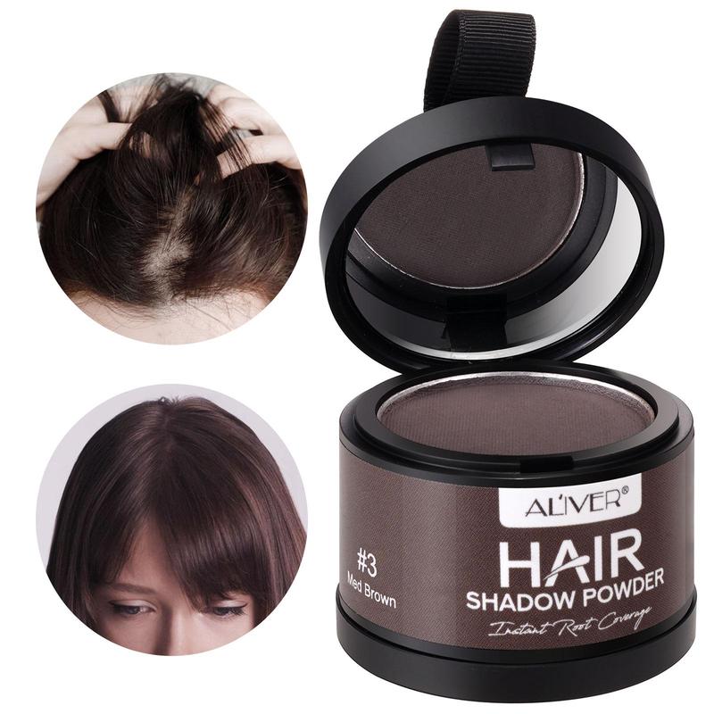 Hairline Powder with Mirror & Sponge Applicator, Waterproof & Sweat-proof Hair Styling Powder, Hair Styling Products, Christmas Gift