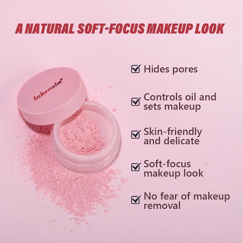 Nutural Setting Powder, 1 Box Oil Control Matte Powder, Long Lasting Makeup Setting Powder, Makeup Accessories for Women & Girls