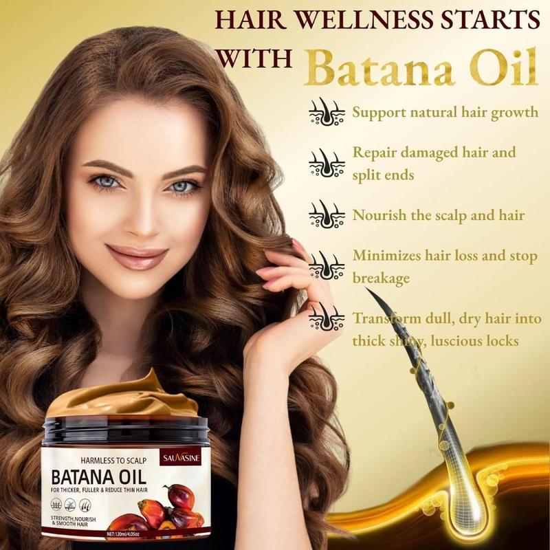 Raw Batana Oil for Hair Growth - Organic Unrefined Batana Oil for Nourishing and Supporting Healthy Hair and Scalp batana  oil